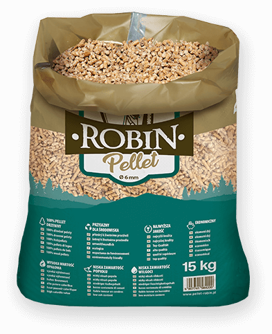 worek pelletu opałowego Robin do kupienia w Krobi lub sklepie internetowym